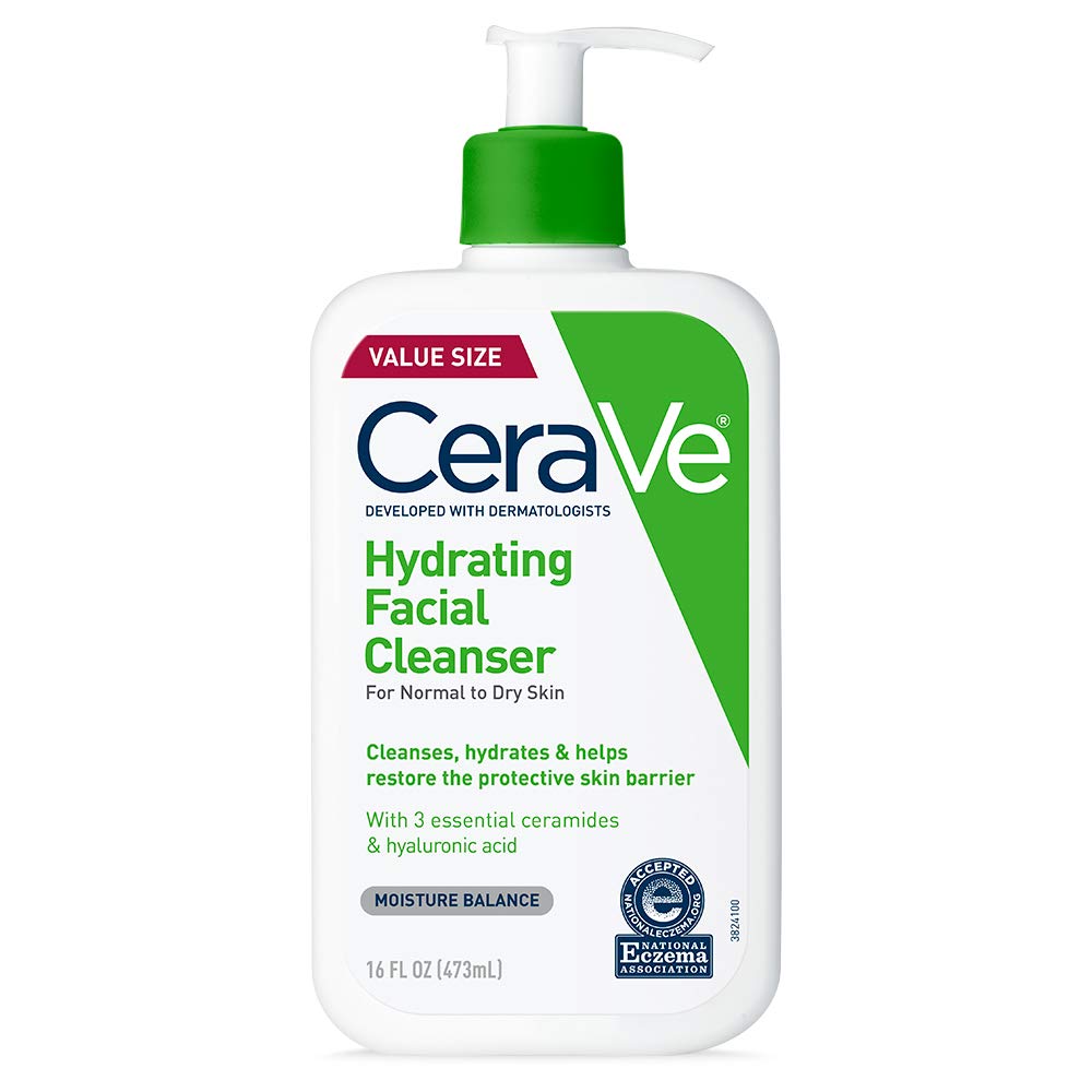 Skincare bottles and ingredient labels